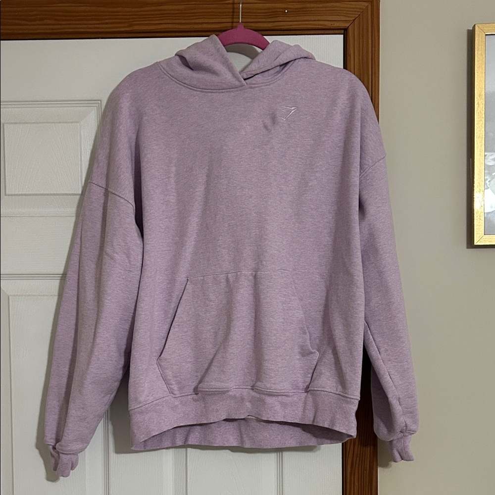 purple gymshark hoodie